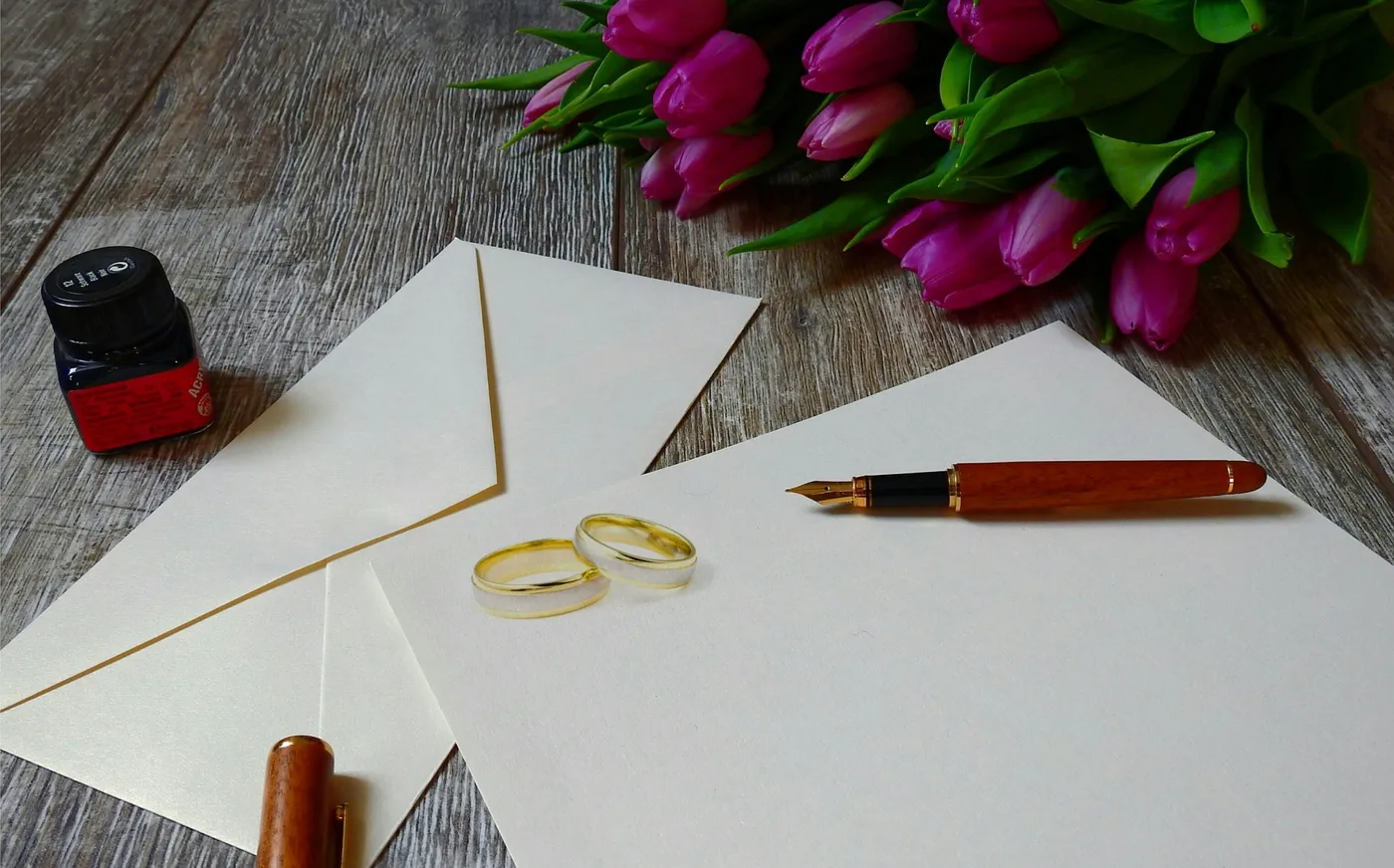 Nach der Hochzeit folgt die Formalität: Danksagungen richtig schreiben
